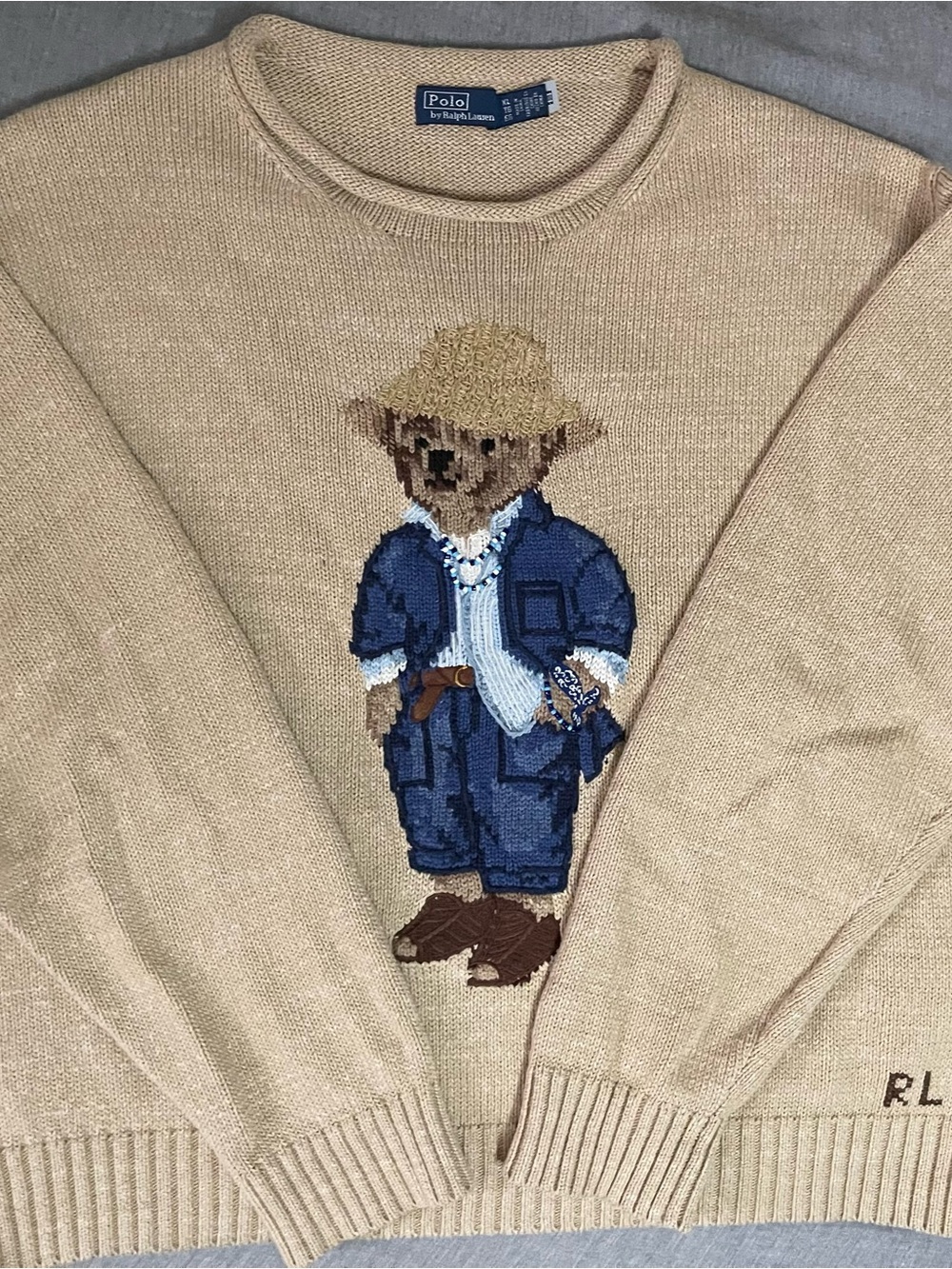 Polo Ralph Lauren Bear Sweater RollNeck Sweater